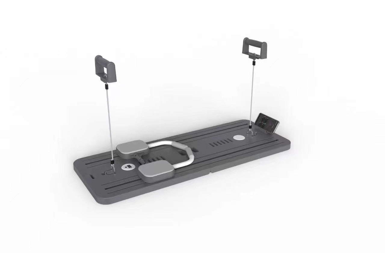 Multifunctional Fitness Board Flat Support Chest And Abdominal Muscle Equipment Household Abdominal Wheel