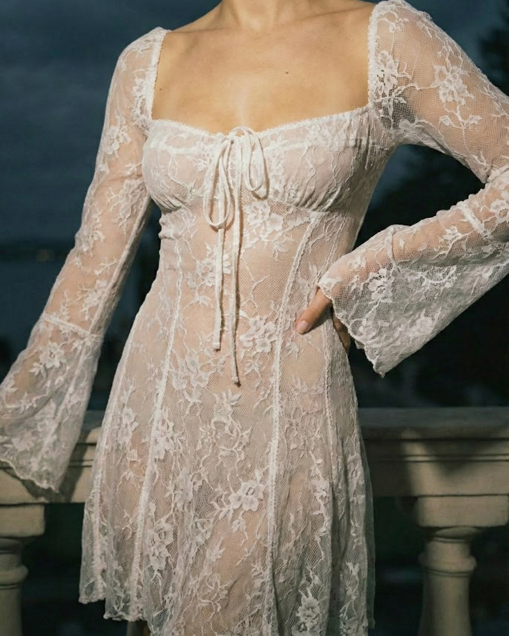 The Fairy Dust Lace Mini Dress