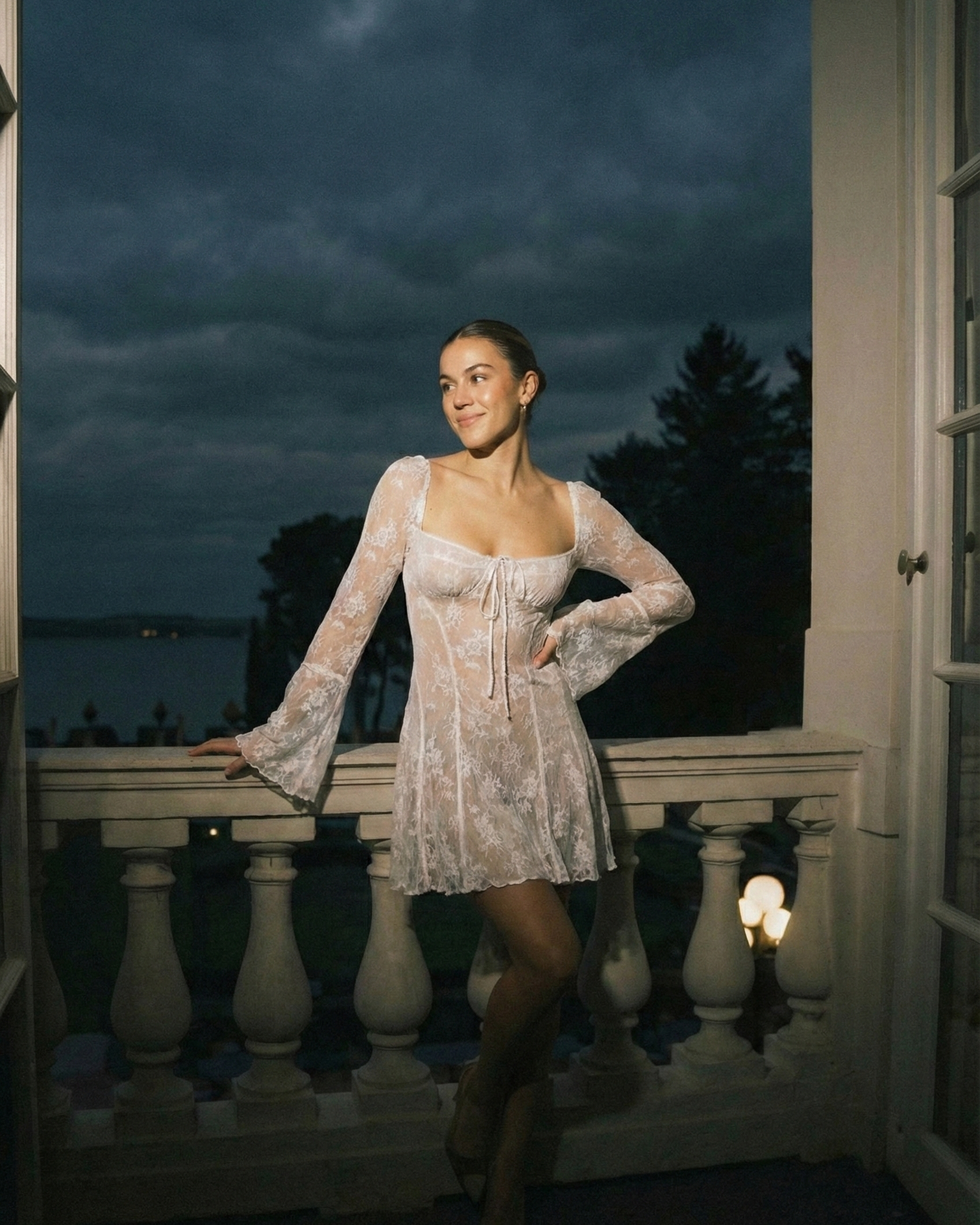 The Fairy Dust Lace Mini Dress