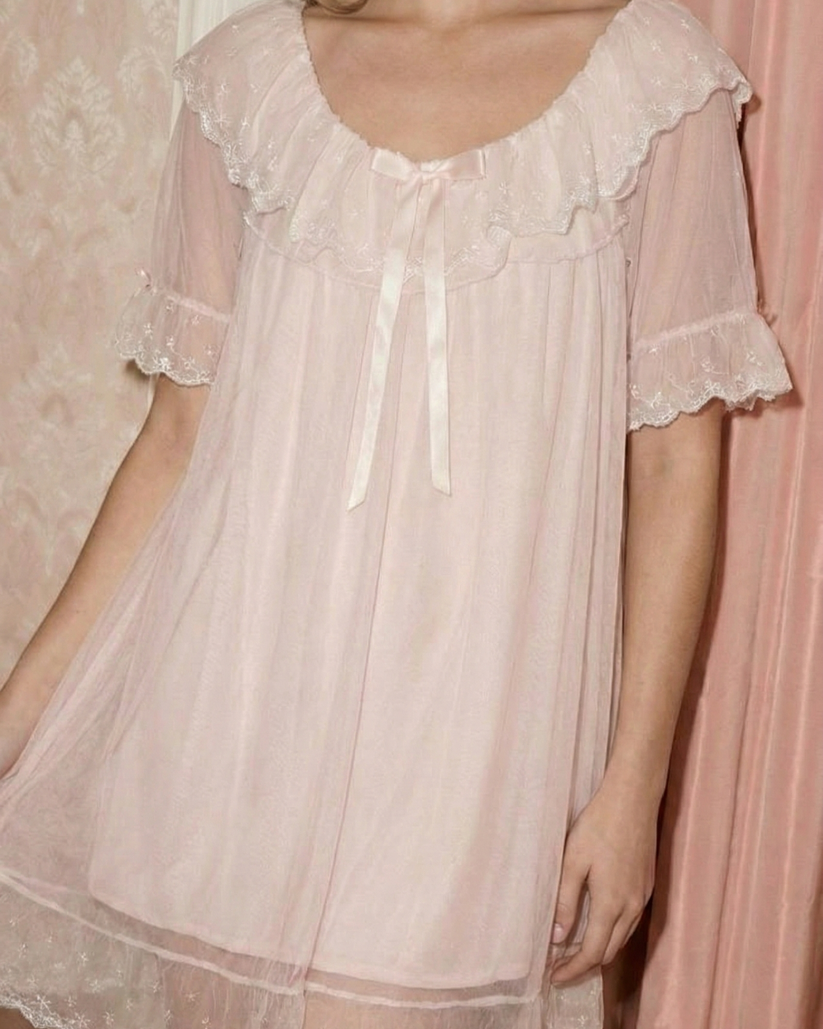 Blush Ruffle Sleep Dress