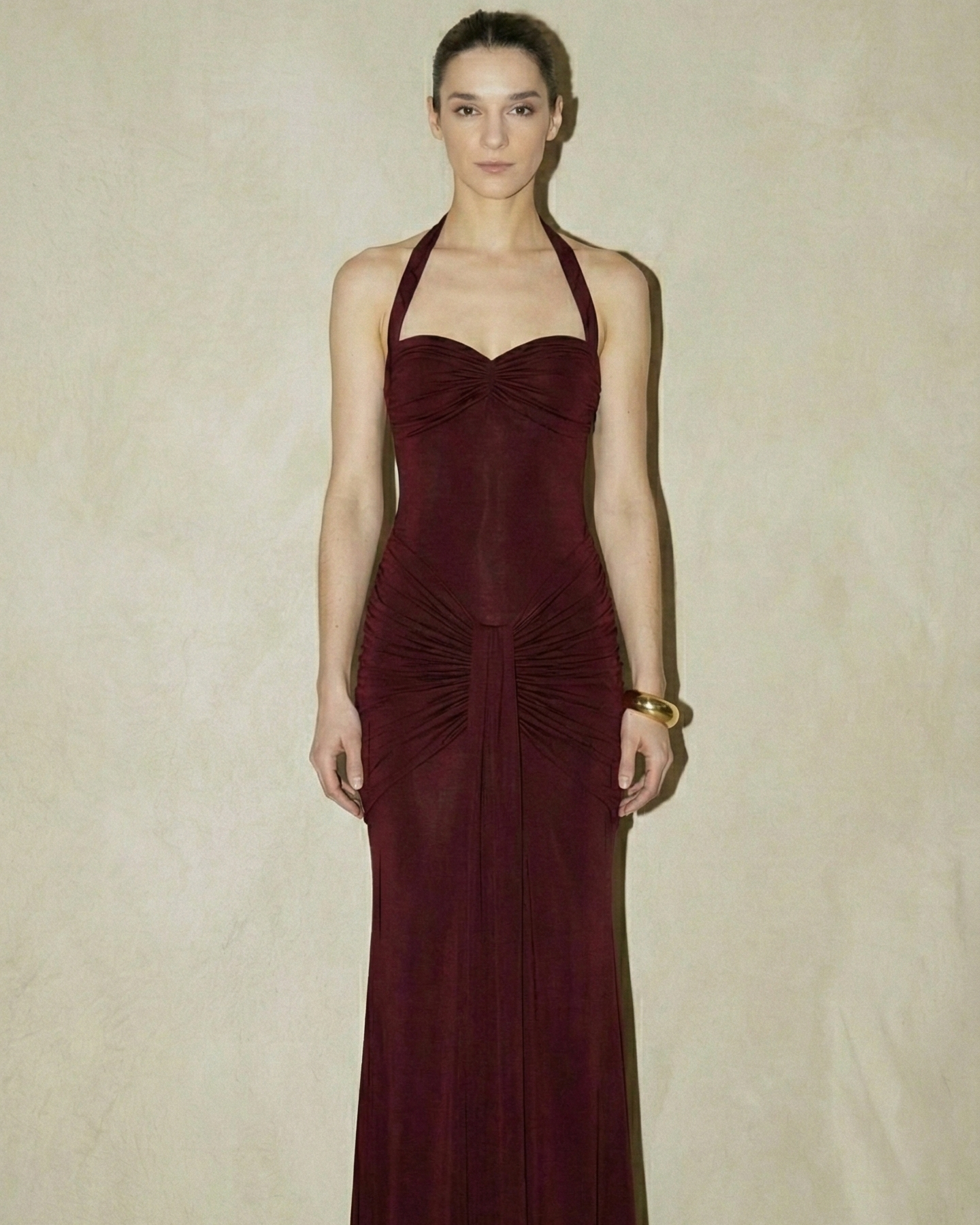 The Aphrodite Draped Maxi Dress